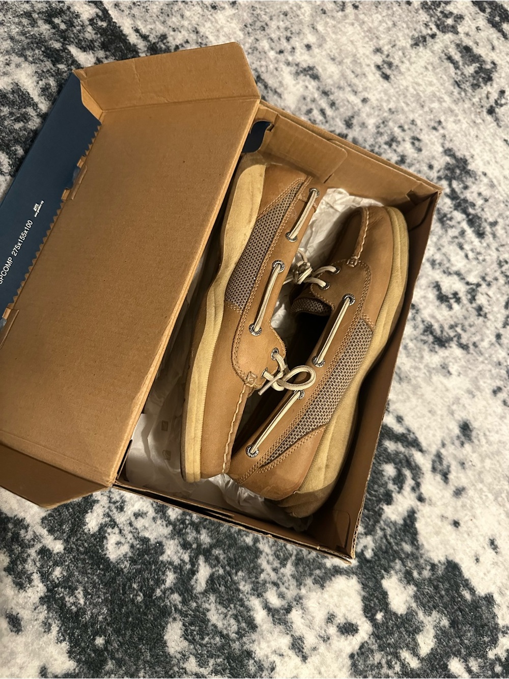 Sperry Men's Boat Shoes in Brown and Tan